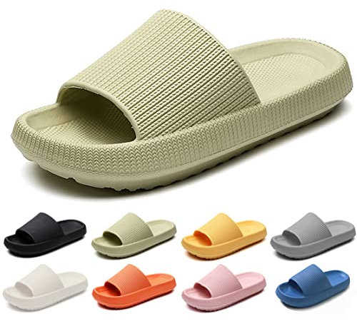 MEIION Cozyslides Original Herren Damen Unisex Hausschuhe Eva Super weiche rutschfeste Badeschuhe Sommer