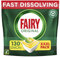 Fairy Original All in One Dishwasher Tablets, Lemon, 130 Capsules, Effective Even On Dried-On Grease