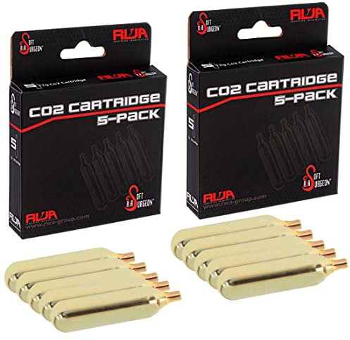 RWA Lot de 10 Sparclettes de Gaz Co2 12 g Siliconé