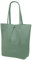 SH Leder ® Damen Echt Rindleder Shopper mit Innentasche in vielen Farben Schultertasche Henkeltasche 37x29cm Kora G266 (Wassergrün)