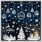 Vordpe 244 Stück Fensterbilder Weihnachten Selbstklebend, Schneeflocken Fensterdeko für Fensterscheiben, PVC Weihnachtsdeko Fenster Winter für Weihnachten deko (B)