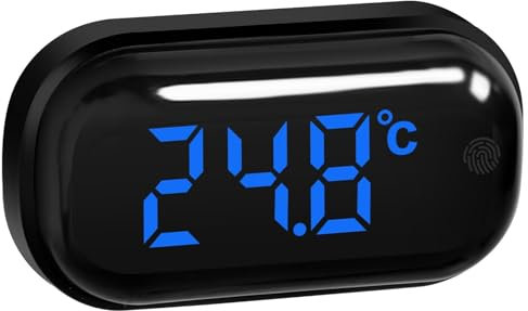 EEEKit Termometro Digitale per Acquario con Display LED, Sensore Temperatura Marino per Acquari D'acqua Dolce e Salata