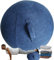 HYLDM Schutzhülle für Gymnastikball, Faltbar Gymnastikball 55/65/75 cm Bezug, für Schwangerschaft, Fitness, Yoga,003,55cm