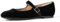 Amazon Essentials Women's Mary Jane Ballet Flats, Black Velvet, 7 UK