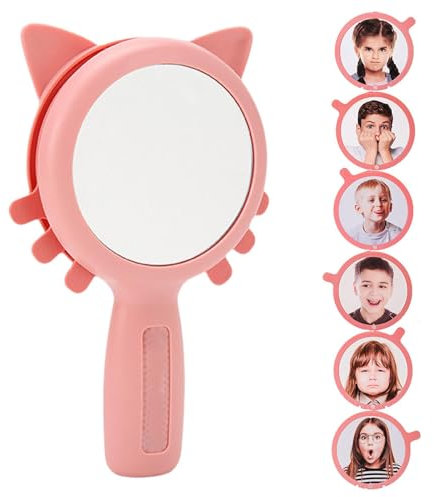 Emotionsspiegel für Kinder,See My Feelings Mirror,Beruhige dich, unzerbrechlicher Gefühlsspiegel - Innovatives Spielzeug zur Wutbewältigung mit sechs verschiedenen Ausdrucksformen für den Vorschulbere