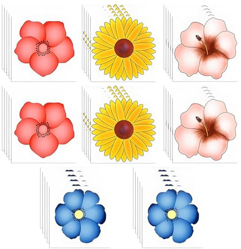40 Pcs Fliegenköder für Fenster, klebrig Fenster Fliegenfalle, Blumenmuster, Es ist giftfrei und geruchlos und kann Insekten töten, Schluss mit verklebten Fliegen am Fenster fliegenspray wohnung
