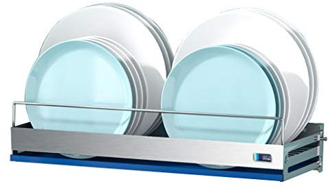 Escurridor de Platos de Pared, escurridor de Platos Colgante con escurridor, escurridor de Platos de Acero Inoxidable 304 para Platos y vajilla, escurridor de Platos para Ahorrar Espacio