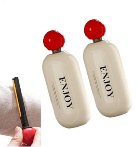 2 x kleine Fusselrolle, waschbar, 2-in-1 für Haustiere, waschbarer Fusselentferner, Enjoy Sticky Roller | Enjoy Sticky Lint Roller, wiederverwendbare Fusselrolle