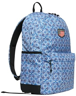 Superdry Damen Classic Patch Montana Rucksack Marineblau Geo 1SIZE
