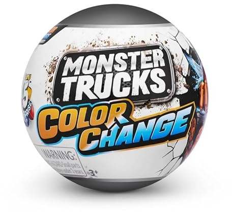 Zuru 5 Überraschung: Monster Trucks ändert die Farbe für 3 Jahre und älter