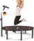 DH FitLife Fitness Indoor Trampolin klappbar ohne Installation | Ø115cm 45 Zoll Trampoline | Tragfähigkeit 150 KG | 3 verstellbare Handgriffstufen | Stabiler und leiser für Kinder u. Erwachsene