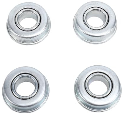 4pcs Radlager -Rasenmäher, ID 0,5 x OD 1,12 Flanschkugellager für Traktor, Schubkarren, Gartenwagen, Handwagen und mehr | Flanschkugellager mit ID 0,5 x OD 1,12, geeignet für Traktor, Schubkarren, Gartenwagen und Handwagen. Robust und langlebig.
