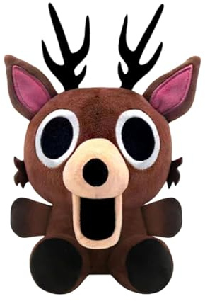 JOYTIX®99 Nights In The Forest Hirsch & Adler Plüschtier - Flauschig PP Baumwolle Sammelbares Bösewicht Figur für Kinder Jungen Mädchen Geschenke (Hirsch)