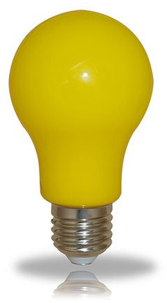 LEDmaxx A27GE36 A+, LED Leuchtmittel Glühbirne, Glas, 3 W, E27, gelb, 10.8 x 6 x 6 cm