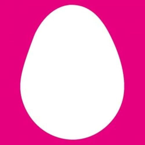 efco 1791080 Oeuf Stanzer, Kunststoff, pink, 5,3 x 7,5 cm