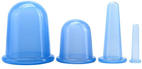 Set di coppettazioni in silicone per terapia medica, kit di coppettazione per massaggi e terapia sottovuoto