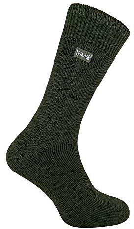 THMO - 1 Pair Mens Thick Winter Soft Top Thermal Socks (6-11 uk, 20 Forest Green)