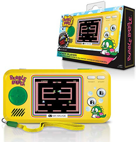 MY ARCADE- Mini Consola de Videojuegos, Color Amarillo, S (DGUNL-3248)