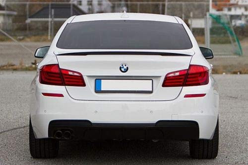 Tuning Fanatics Heckspoiler Lippe für BMW 5er F10 Limousine - Kofferraumspoiler aus ABS-Kunststoff, primiert für Lackierung, Selbstklebend, passend für Fahrzeuge ab 01/2010