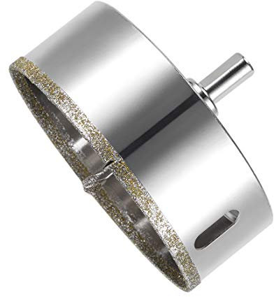 sourcing map Foret diamanté 105 mm pour verre et céramique, carrelage en porcelaine