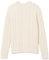 Amazon Essentials Men's Long-Sleeve 100% Cotton Fisherman Cable Crewneck Jumper, Off-White, XL