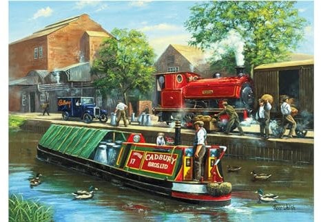 Kevin Walsh Nostalgia Canal Transport 1000pc Jigsaw Puzzle