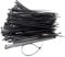 Nartel® 100 Pack of Black Cable Ties, 200mm x 2.5mm, 8 Premium Tie Wraps, Nylon Zip Ties