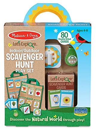 Melissa & Doug Let's Explore 40819 Schnitzeljagd-Set, für drinnen und draußen, für Jungen oder Mädchen