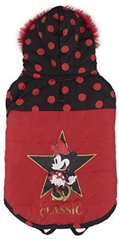 Cerdá - ForFanPets Hunde Zubehör | Minnie Mouse Hundemantel Winter - Offizielle Disney Lizenz