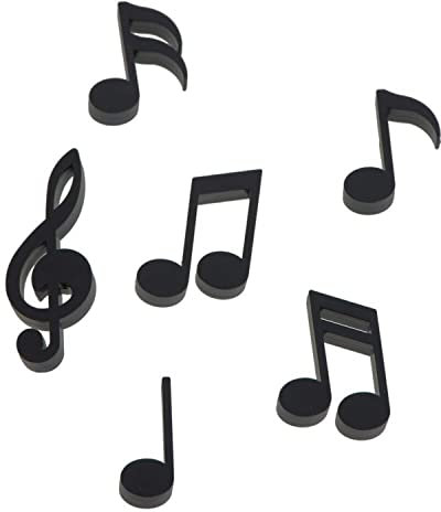 Gadget Master Musiknoten Kühlschrankmagnete im 6er Set -