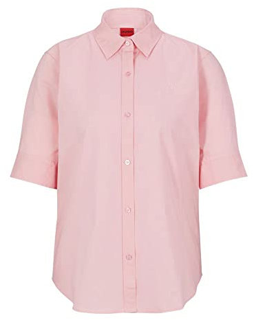 HUGO T- Shirt The Summer Blouse, Light/Pastel Pink685, 40 Femme