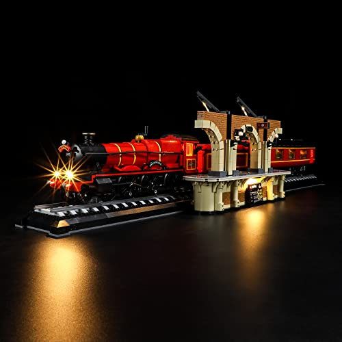 GEAMENT Kit de Luces LED Compatible con Lego Harry Potter Expreso de Hogwarts - por 76405 (Juego Modelo no Incluido)