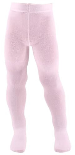 AQUILONE Collant Soft, Calzamaglia Bambina, Collant Invernale Tinta Unita, Calze Elasticizzate a Tinta Unita in Caldo Acrilico di Alta Qualità - Made in Italy (10 anni, Rosa)
