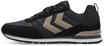 HUMMEL Unisex Monaco 86 WCS Sneaker, Black/Magnet, 40.5 EU