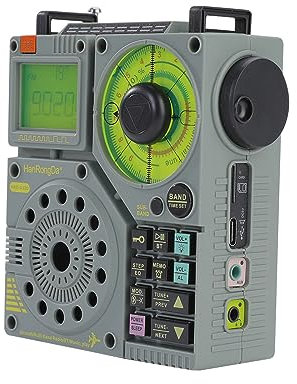 Docooler Radio de Banda de Aire de Alto Rendimiento, iluminación Todoterreno portátil para Exteriores, Radio de Emergencia, Soporte BT, reproducción de Tarjeta TF