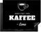 KitchenYeah© Herdabdeckplatte Personalisiert Einteilig Küche Kochfeld Abdeckung Ceranfeld Herdplattenabdeckung Aufrollbare Matte aber erst der Kaffee - Name - Tasse - Schwarz/Vintage - 52L x 60B cm