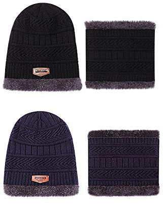 Cocila Sale Strickmütze Damen Strickmützen Beanie Mütze Warme Wintermütze Skimütze für Herren und Damen Outdoor Strick Bündchen Beanies Unisex Mütze Kappe Hut Geschenk Winterzubehör