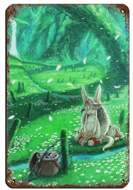 Made in Abyss Nanachi Anime-Poster, Retro-Poster, Metall-Blechschild, schicke Kunst, Retro, Eisenmalerei, Bar, Menschen, Höhle, Café, Familie, Garage, Poster, Wanddekoration, 20 x 30 cm