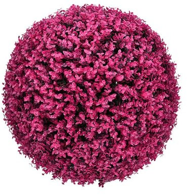 ATYUJKB Bola Decorativa de Falso Boj Follaje 35cm, Bola de Topiario de Plantas Artificiales, Esferas de Jardín Bolas de Boj Artificial, Planta Artificial Bola de Boj, Decoración de Bodas