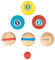Janod - Pétanque-Spiel für Kinder Applepop - Geschicklichkeitsspiel - 6 Pétanque-Kugeln + 1 Zielkugel + 1 Beutel - Outdoor-Spiel Kinder - Spielzeug aus FSC-Holz - Ab 3 Jahre, J03365