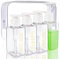Travel Bottles Travel Accessories Toiletries 4 Pack 3.7oz/110ml Travel Shampoo and Conditioner Bottles Empty Plastic Pump Bottle Dispenser(3labels &1blank)