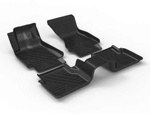 VENYAA Fussmatten Auto für Ford Ranger Raptor 2019 2020 2021, Gummimatte Allwetter wasserdichte rutschfeste Premium Custom Auto Zubehör Innenraum