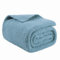 Vessia blaue Strickdecke 5040