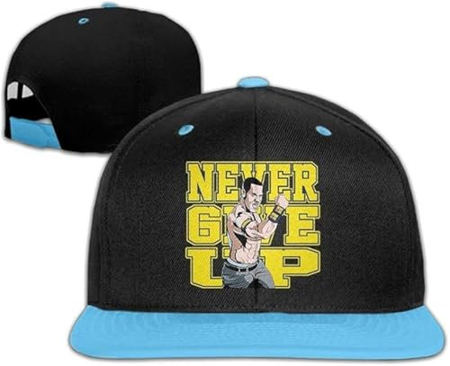Unisex John Cena Logo Never Give Up Hit Color Hip-Hop Baseball Caps Hats Royalblue