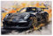 WXCOHB Auto-Poster 911 GT3RS, Rennwagen-Wandkunst, Vintage-Auto-Poster für Männer, Auto-Kunstdrucke, Leinwand, ungerahmt, 45 x 30 cm