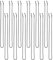 Edison & King Brillenband im Multipack – Stabile Brillenkette ca. 55 cm (12er-Pack, schwarz)
