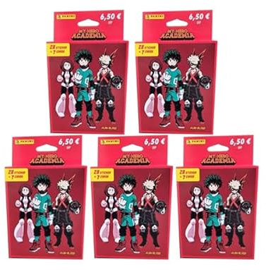 Panini My Hero Academia Sticker - 5x Eco Blister je 7x Stickertüten