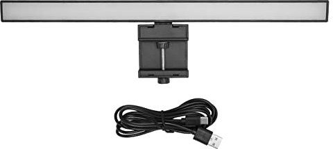 Barra Luminosa per Monitor Schermo, Lampada Monitor Touch Control LED Barra Curva Sospesa Scrivania per Computer Lettura Elettronica 3 modalità di Temperatura Colore Funzione