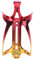 Porte-bidon de Vélo Porte-bidon galvanisé Porte-Boissons Léger Universel Compatible Vélo de Montagne Porte-bidon (Or Rouge)