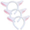 FUIPVGI 3 Stück Plüsch Schafohr Hairhoop Lamm Stirnband Schaf-Stirnband Niedliche Party Kopfbedeckung Tierkopfbedeckung Tier-Stirnbändern Pelzige Ohr für Party Dekoration(3 Stück) (3)
